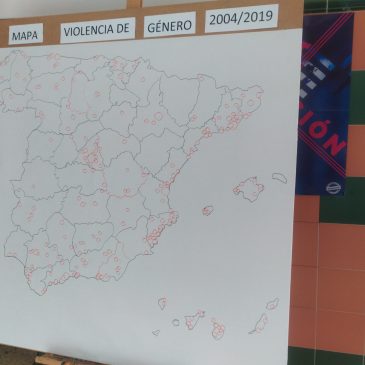 Mapa de feminicidios en España 2019/2020