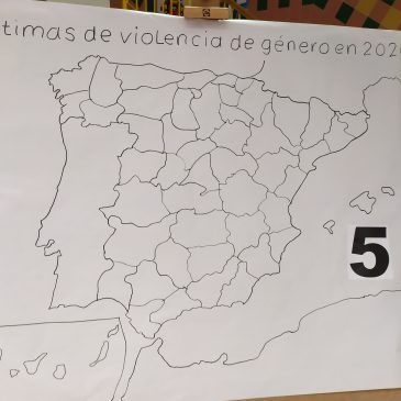 Mapa feminicidios en España 2020